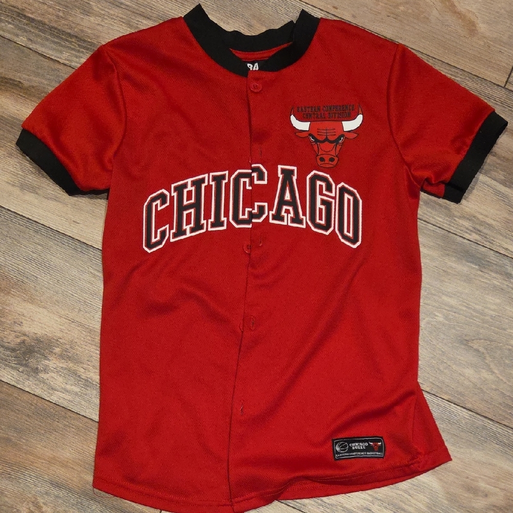NBA Chicago Bulls Kids Red Jersey